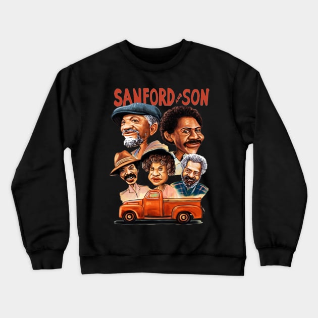 Sanford and Son Comedy Crewneck Sweatshirt by Chocolate Candies